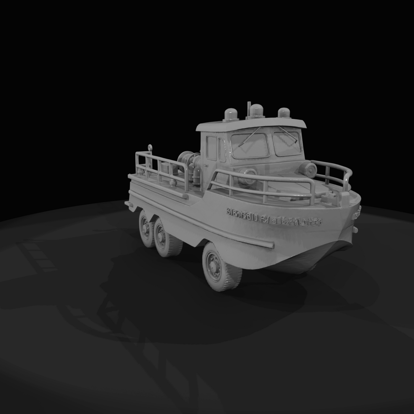 City of Milwaukee Fire-Rescue amphibious vehicle (vintage)