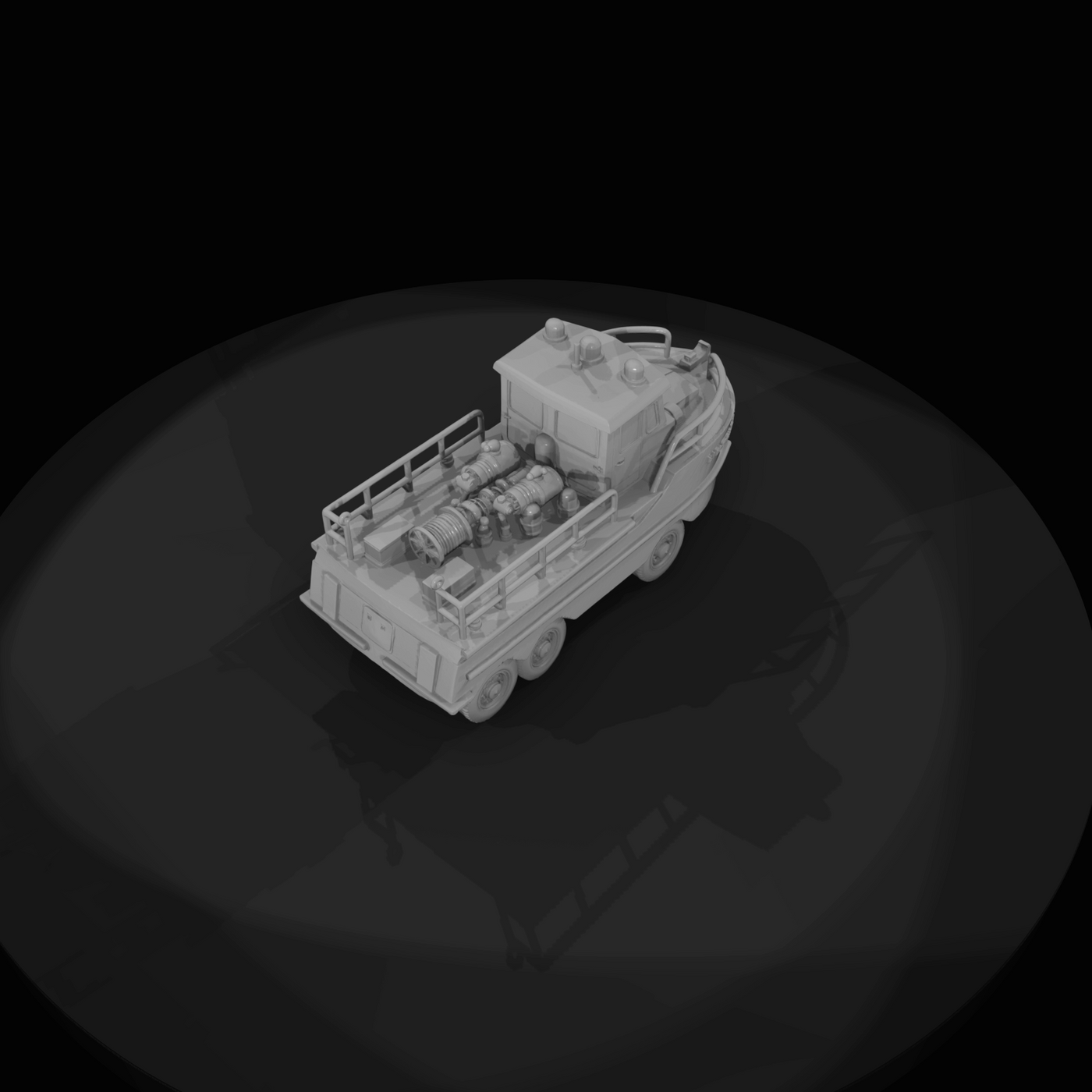 City of Milwaukee Fire-Rescue amphibious vehicle (vintage)