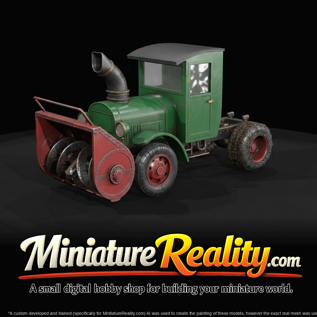 Truck Mounted Rotary Snowblower (1910s-1920s)