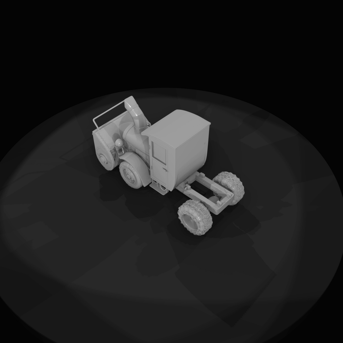 Truck Mounted Rotary Snowblower (1910s-1920s)