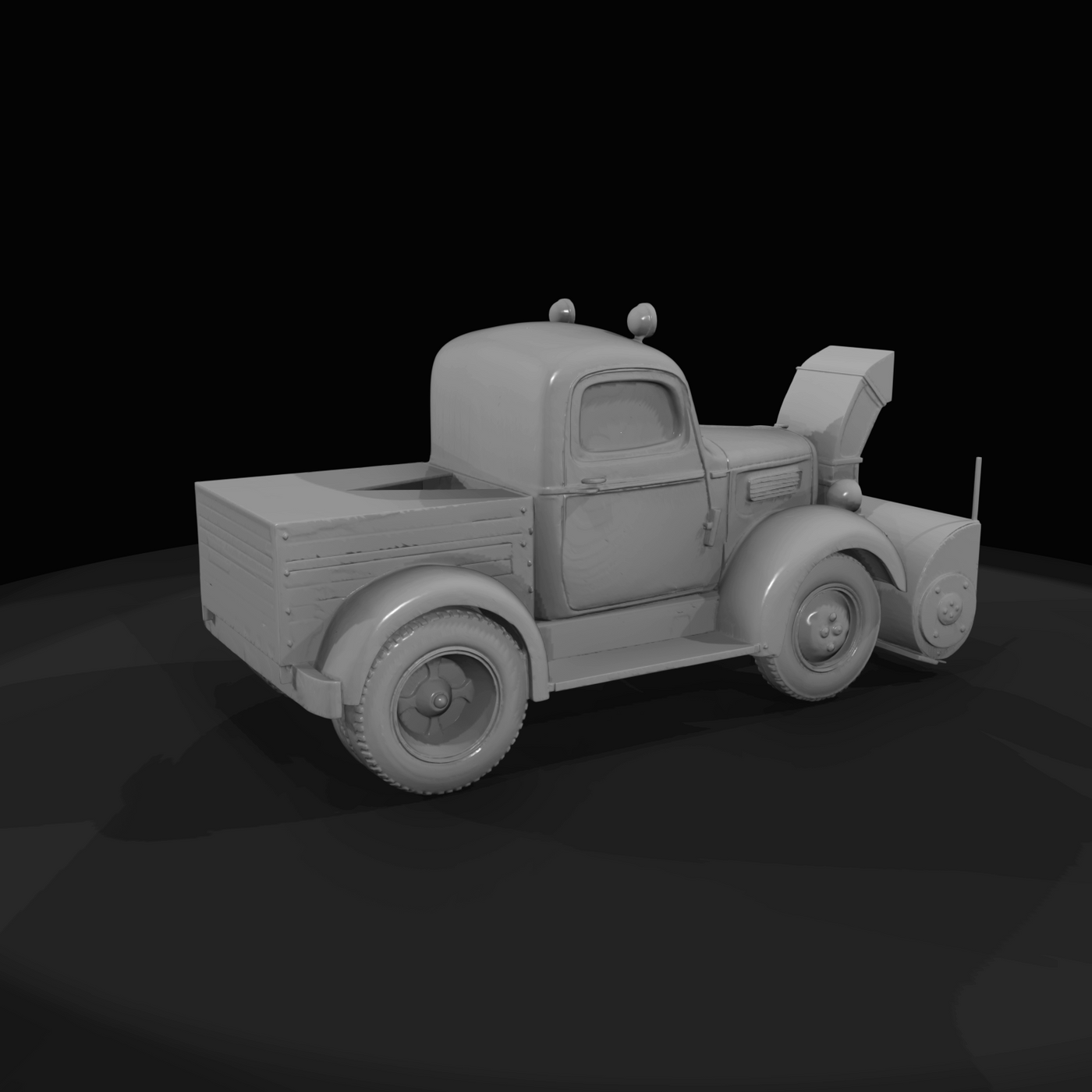 Truck Mounted Rotary Snowblower Antique Heritage Equipment (1930s)