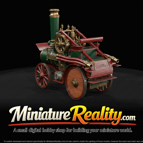 Named 'duke OF Beaufort' — Historic Steam Powered Fire Engine Pumper (Late 19th century)