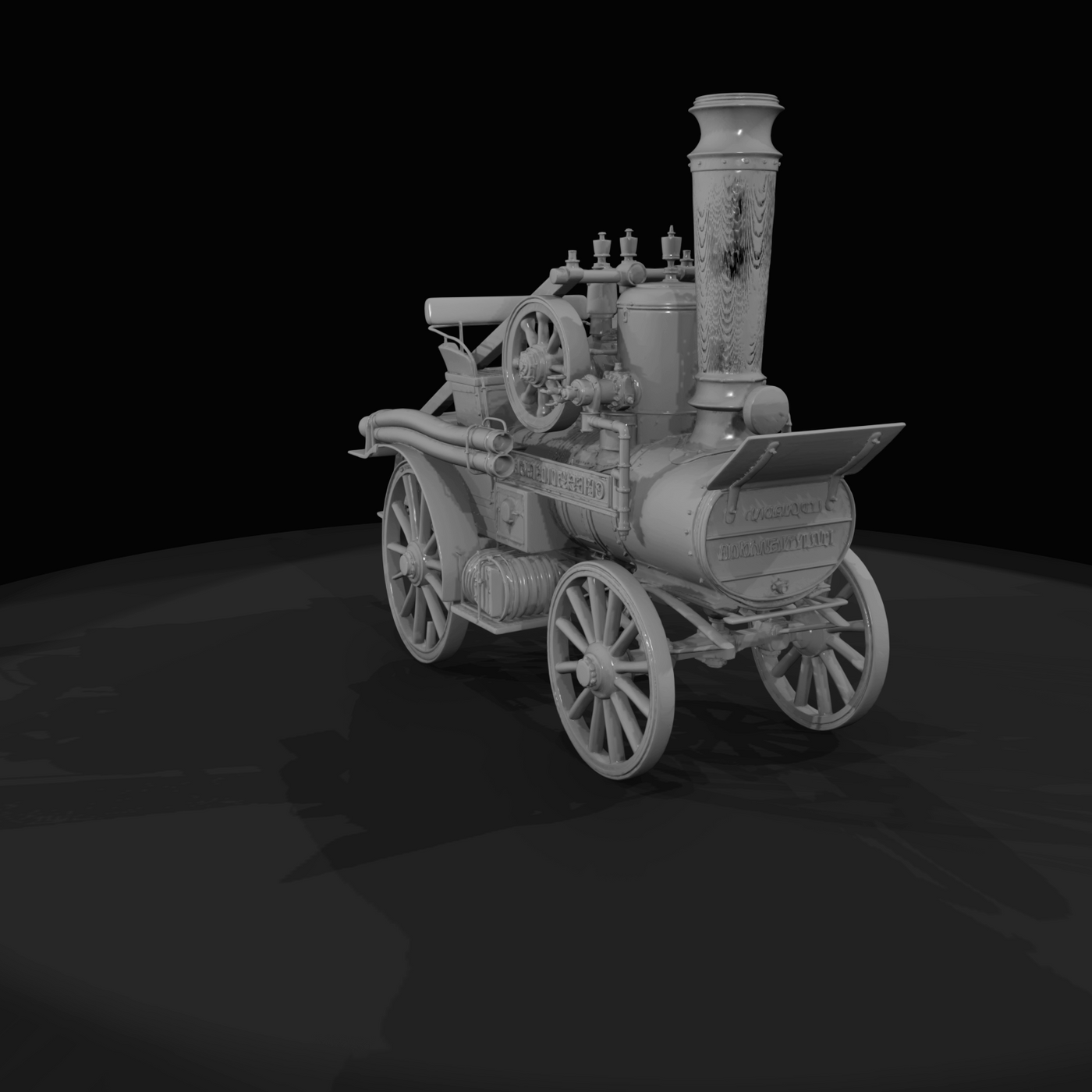 Named 'duke OF Beaufort' — Historic Steam Powered Fire Engine Pumper (Late 19th century)