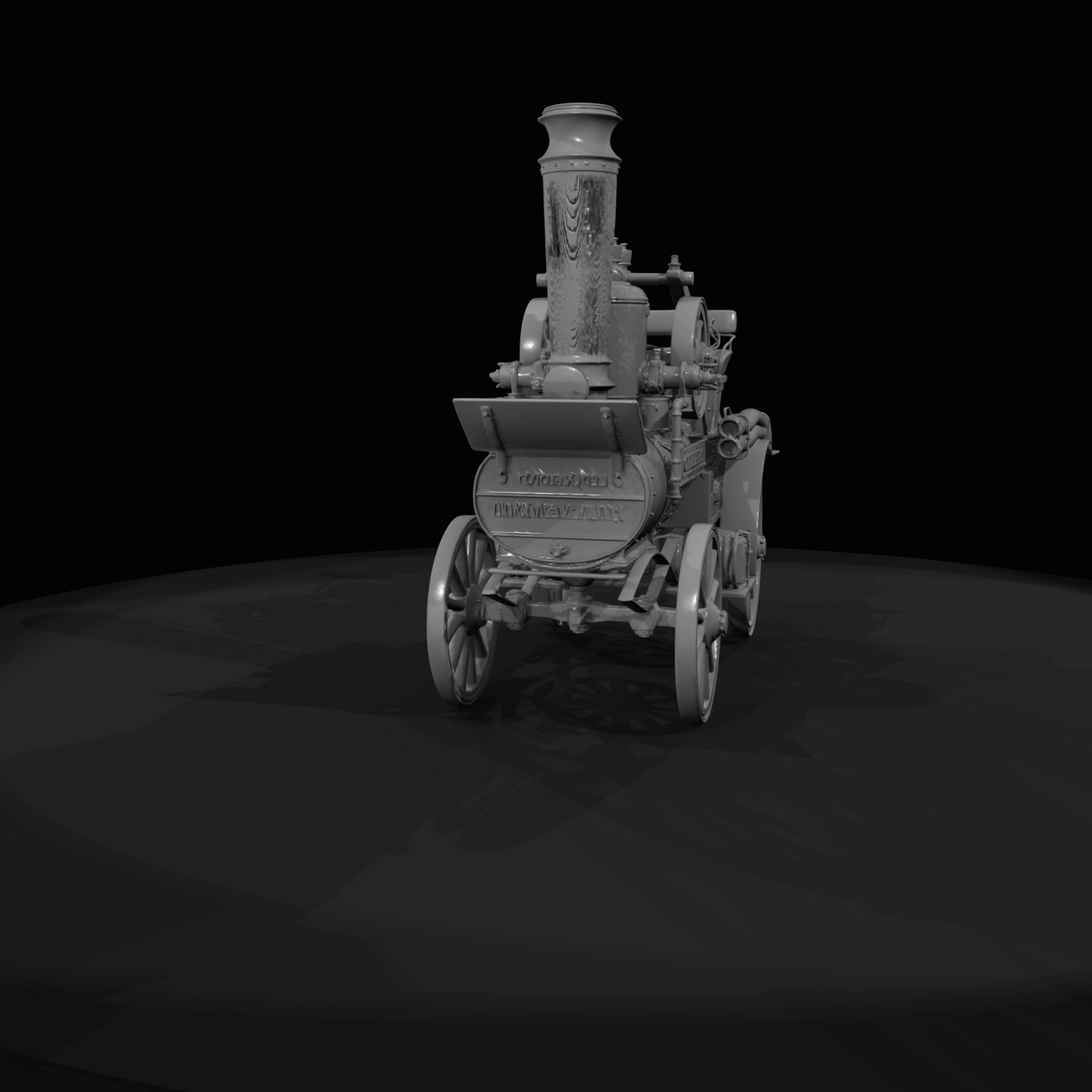 Named 'duke OF Beaufort' — Historic Steam Powered Fire Engine Pumper (Late 19th century)