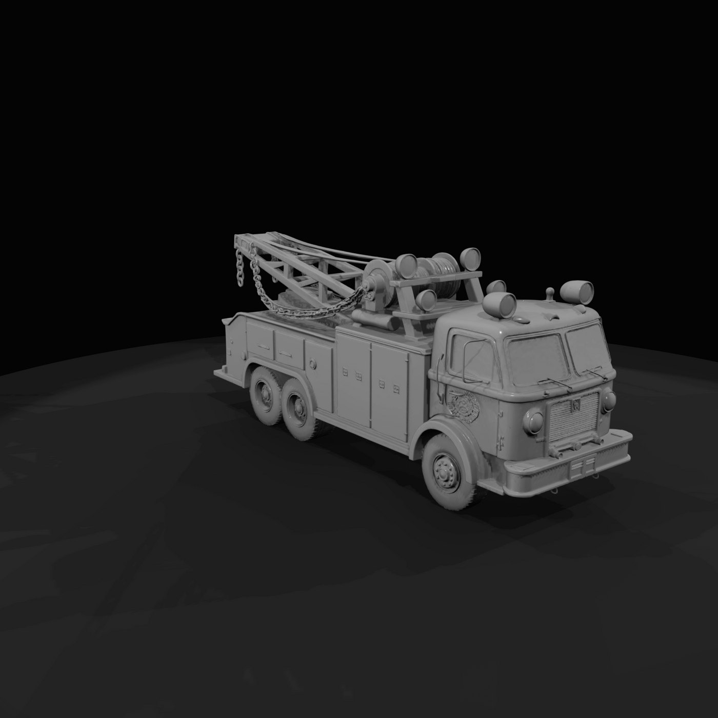 Heavy rescue tow truck (LA City Fire Department HU6)
