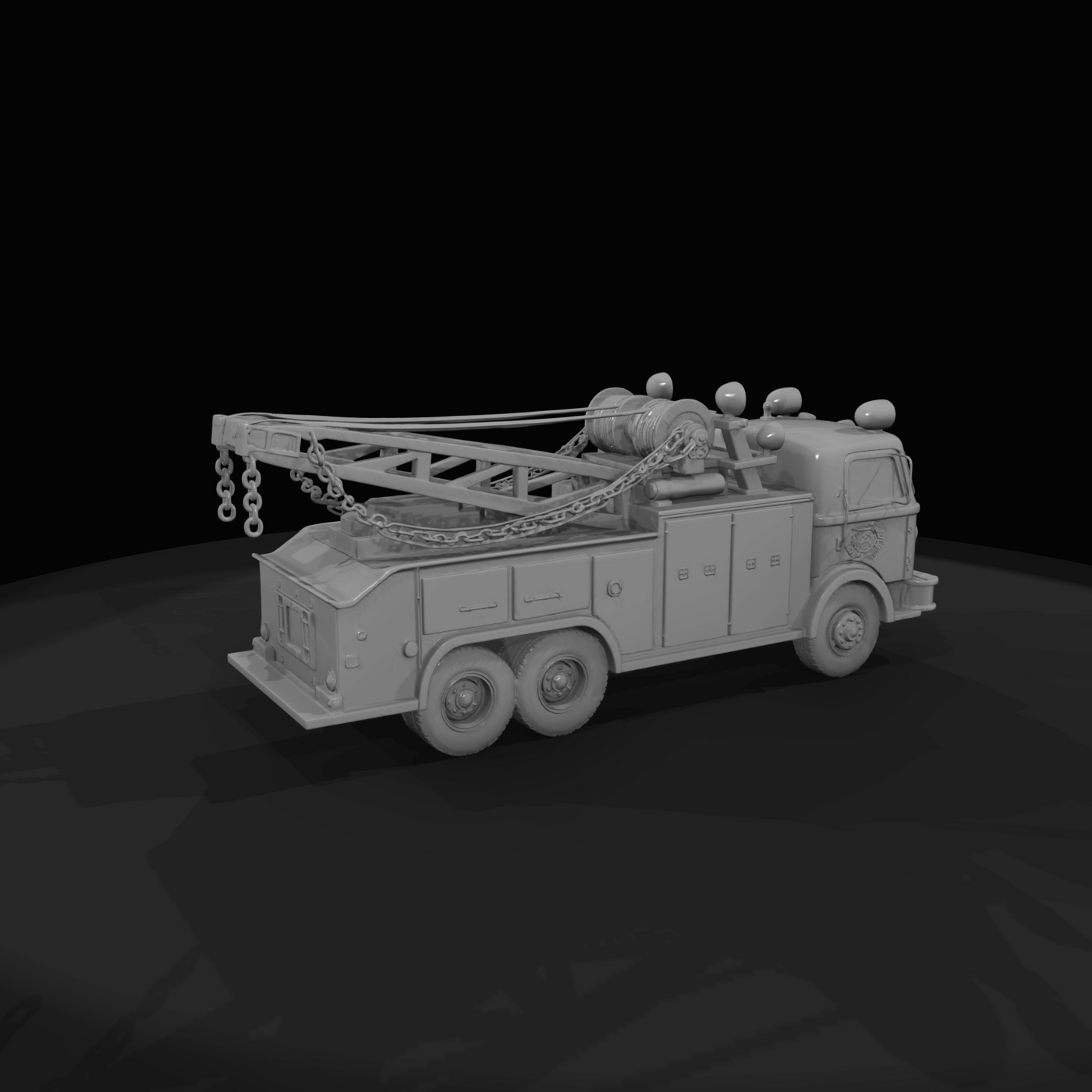 Heavy rescue tow truck (LA City Fire Department HU6)