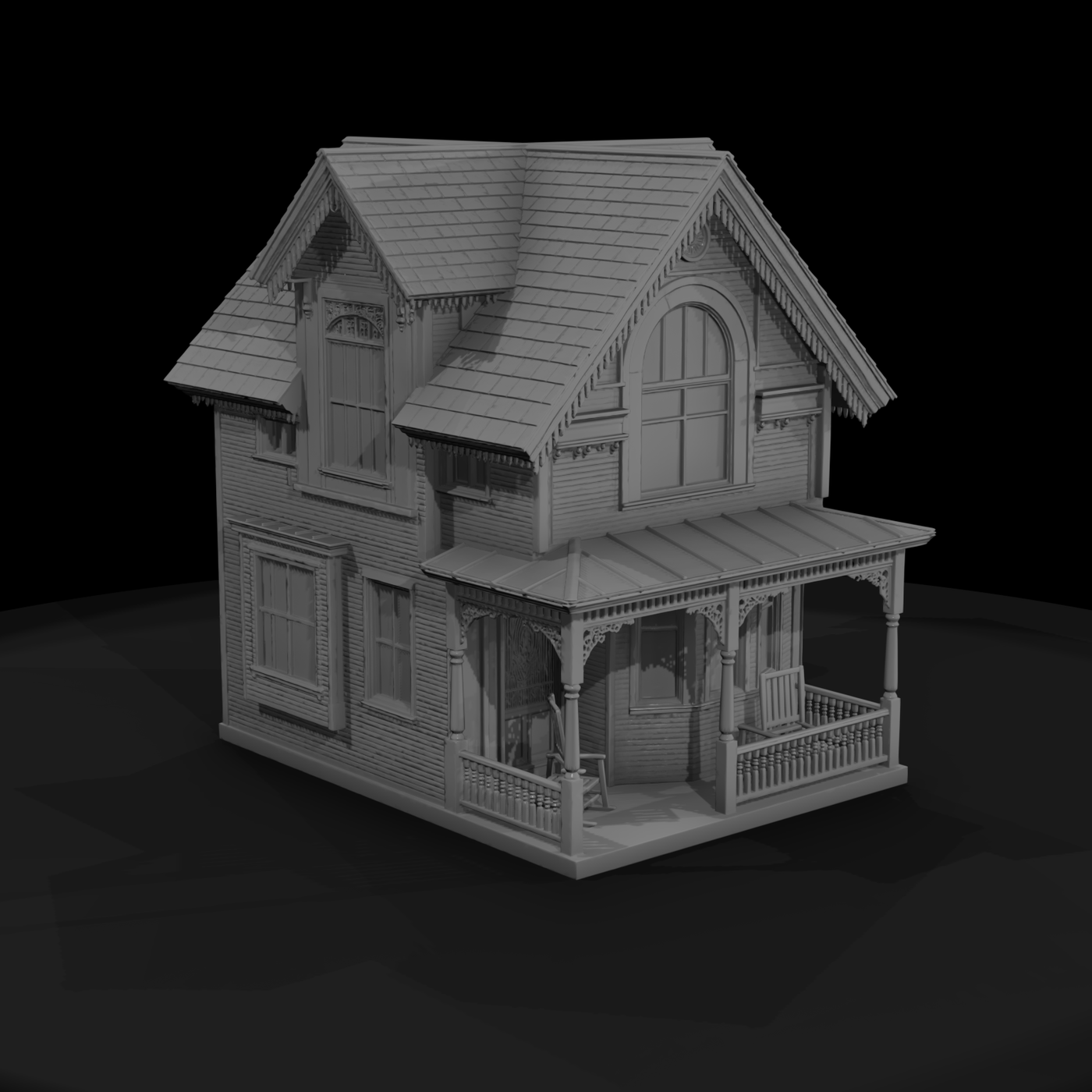 Victorian House Facade