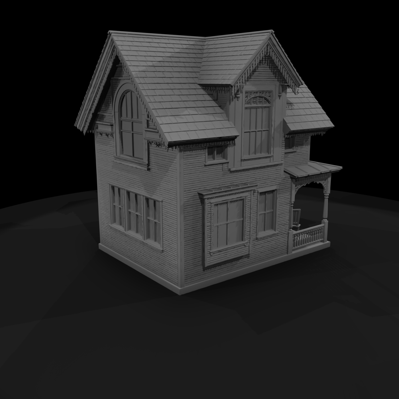 Victorian House Facade