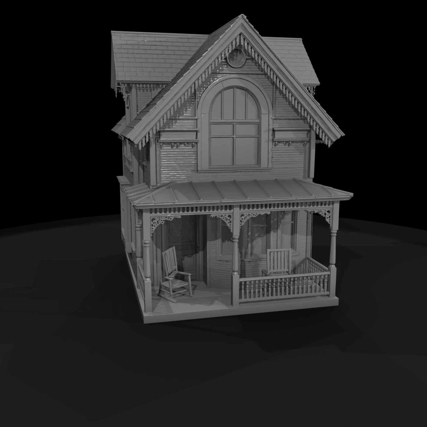 Victorian House Facade