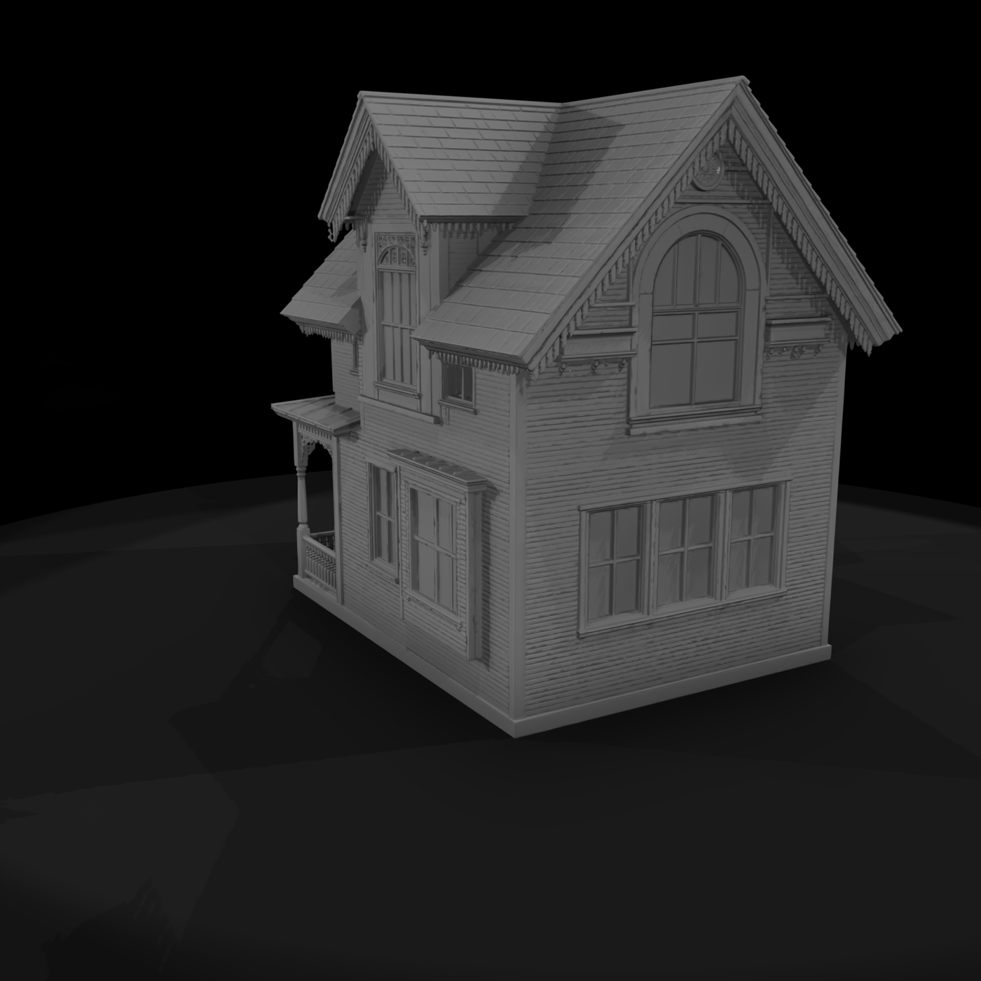 Victorian House Facade