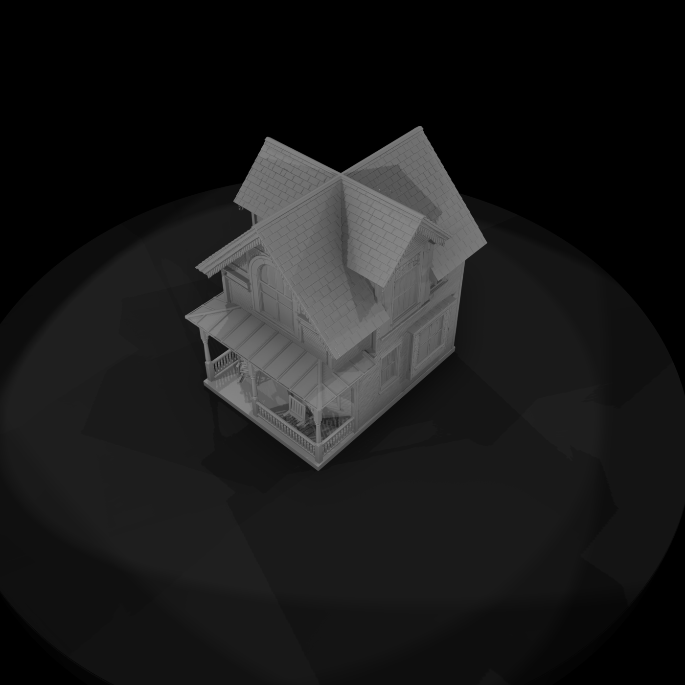 Victorian House Facade