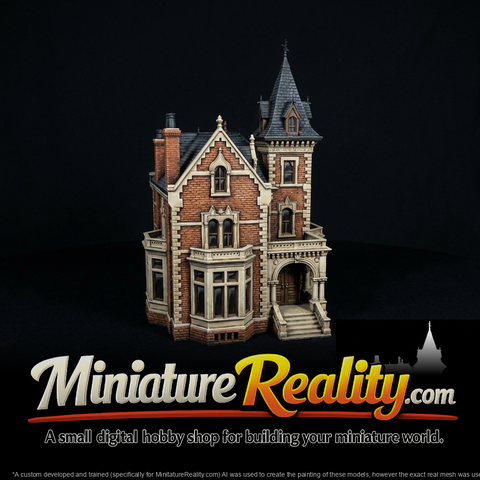 Victorian Masonry Facade with Tower