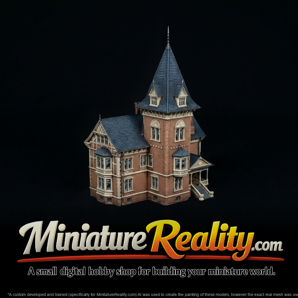 Victorian Mansion with Turret