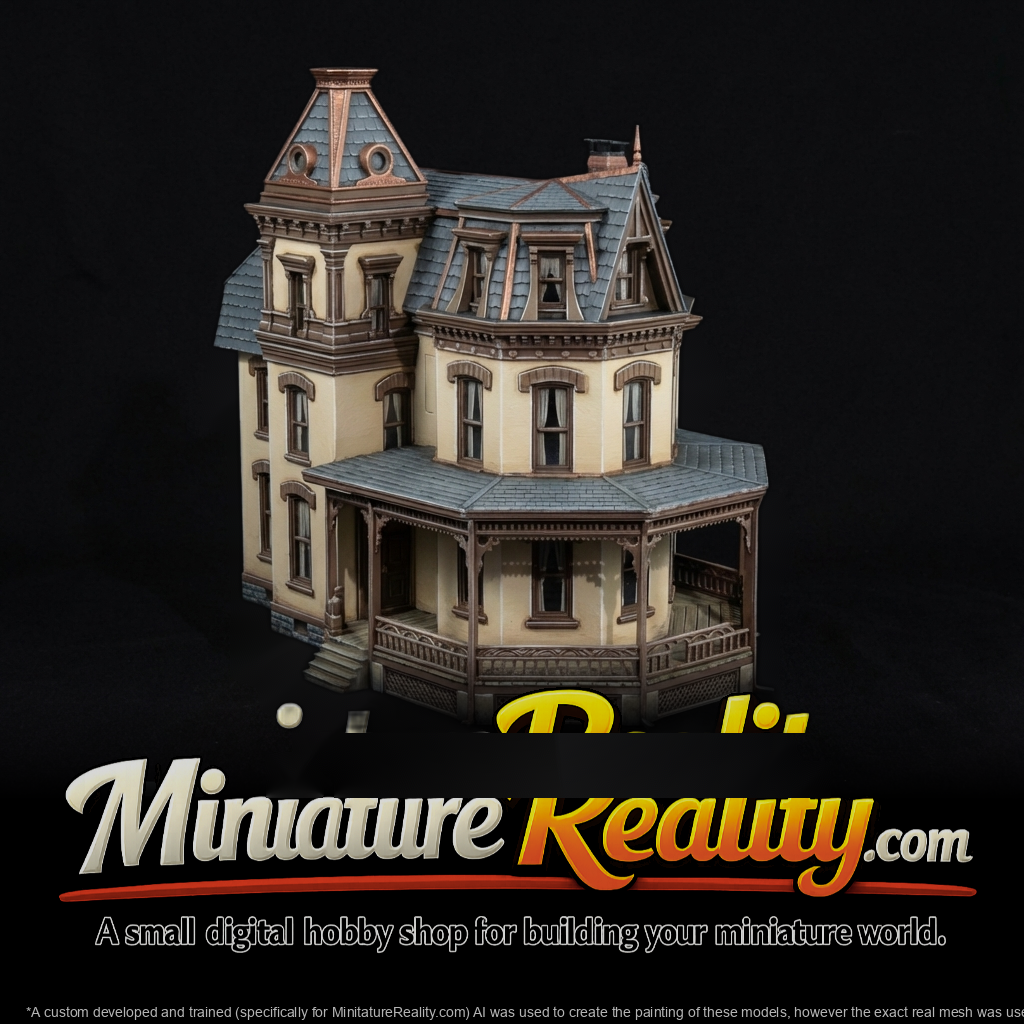 Victorian Turret House Facade