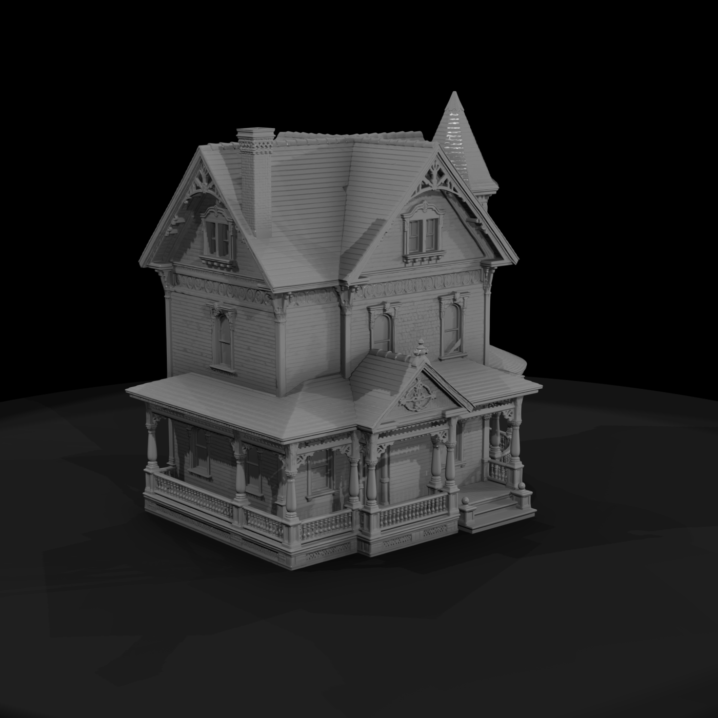 Victorian House Facade