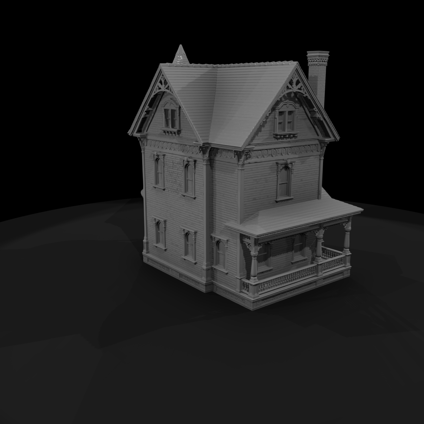 Victorian House Facade