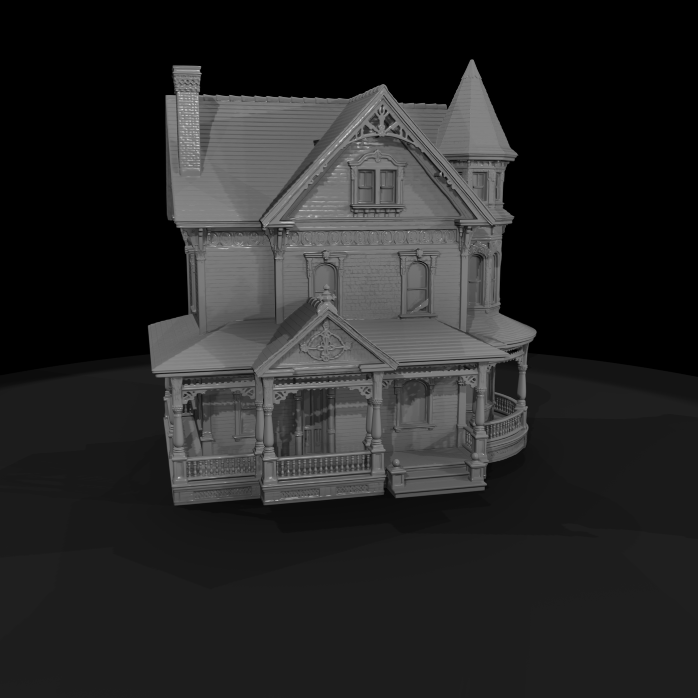 Victorian House Facade
