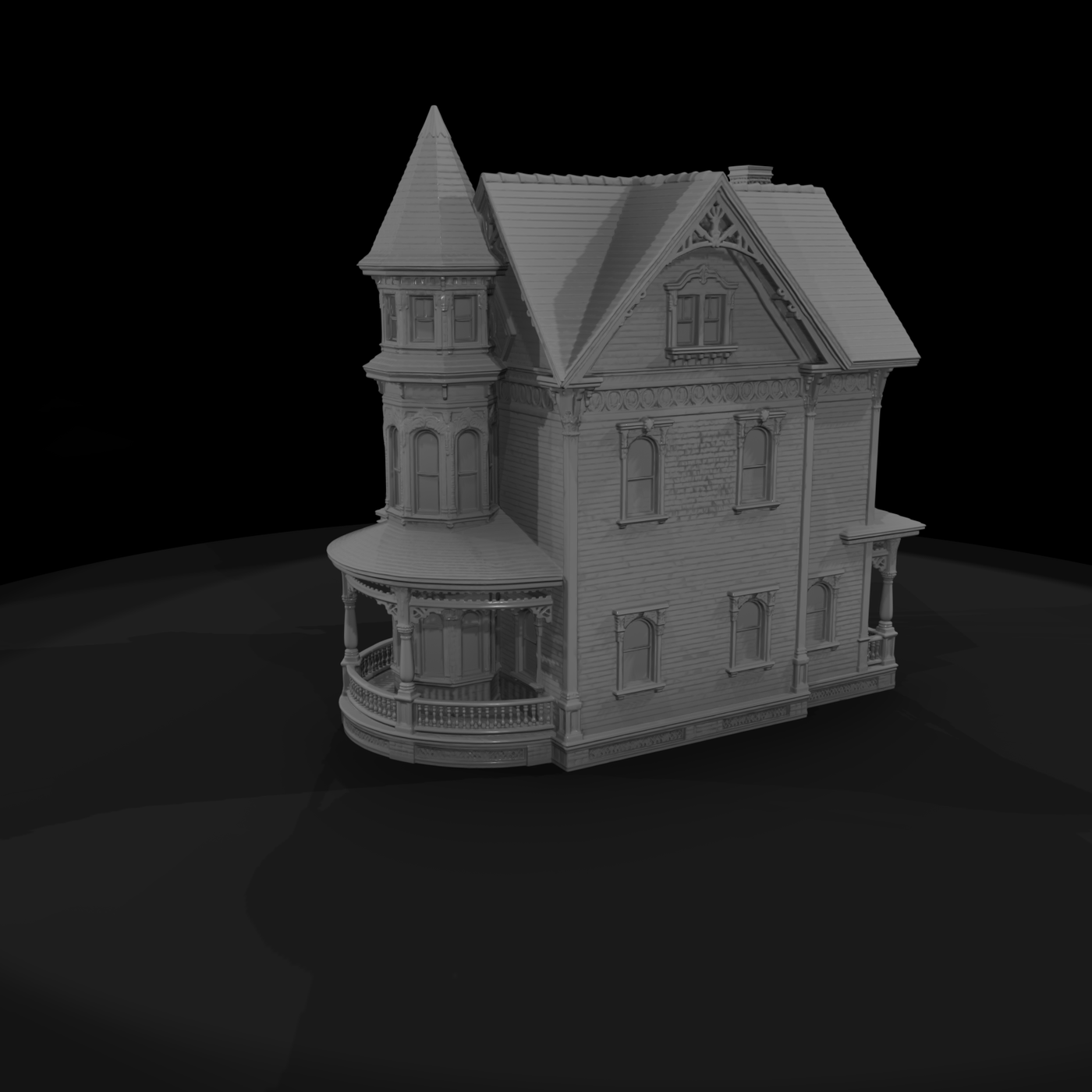 Victorian House Facade
