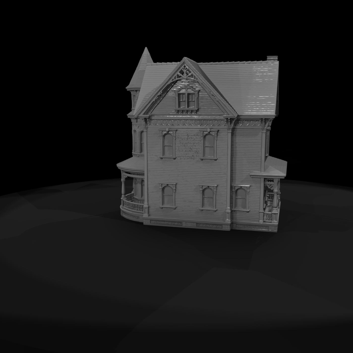 Victorian House Facade