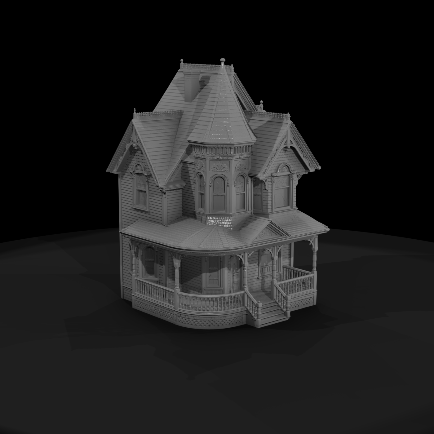 Victorian House Facade