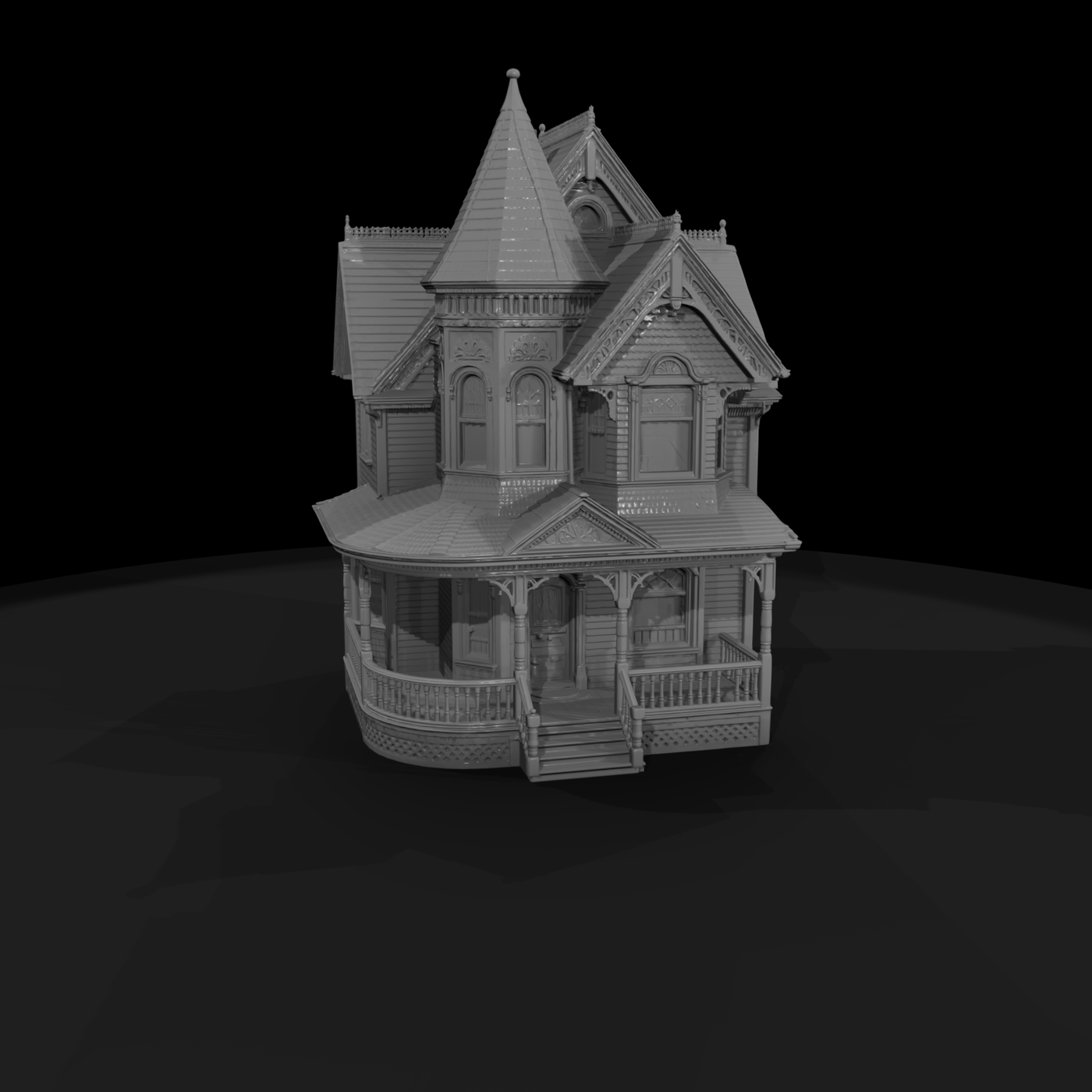 Victorian House Facade