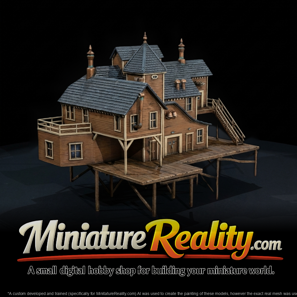Stilted Dockside Platform House