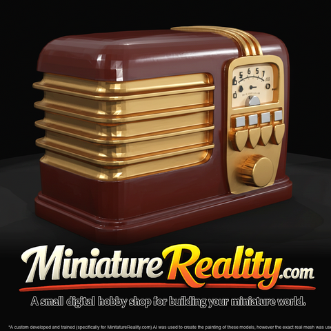 Tabletop Vintage Radio Speaker (1940s)