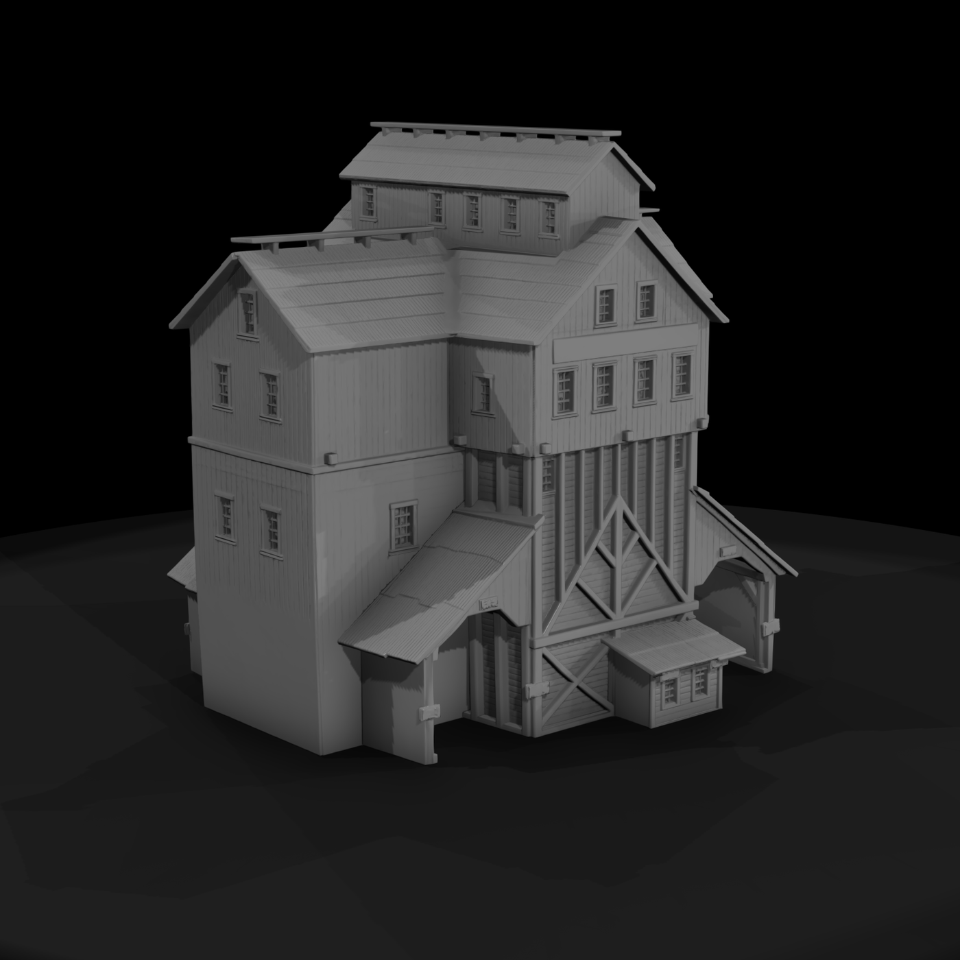 1920s Industrial Mill Building