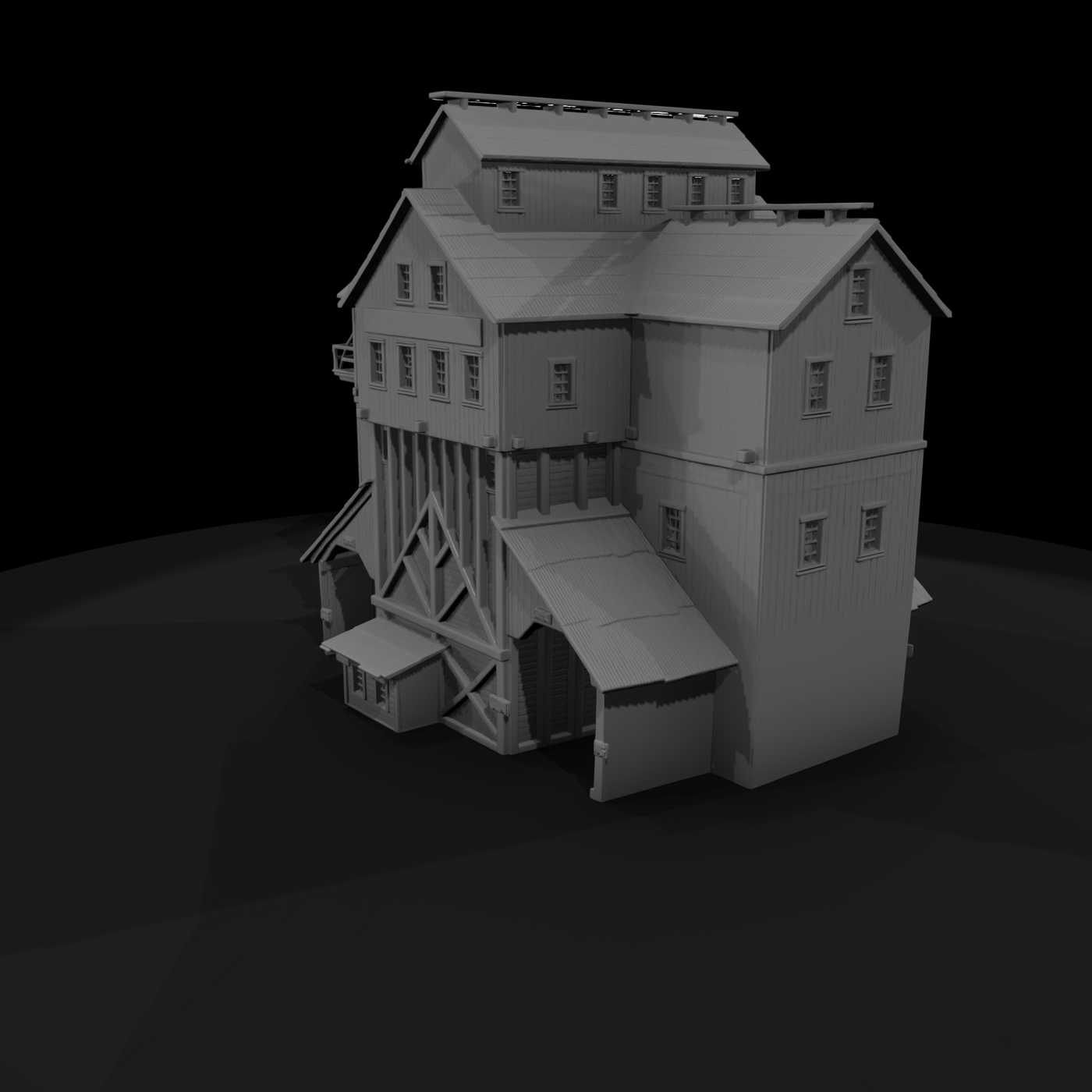 1920s Industrial Mill Building