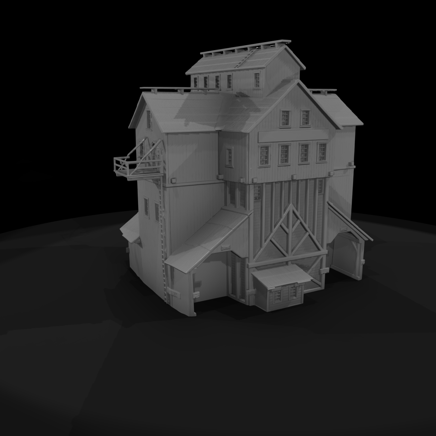 1920s Industrial Mill Building