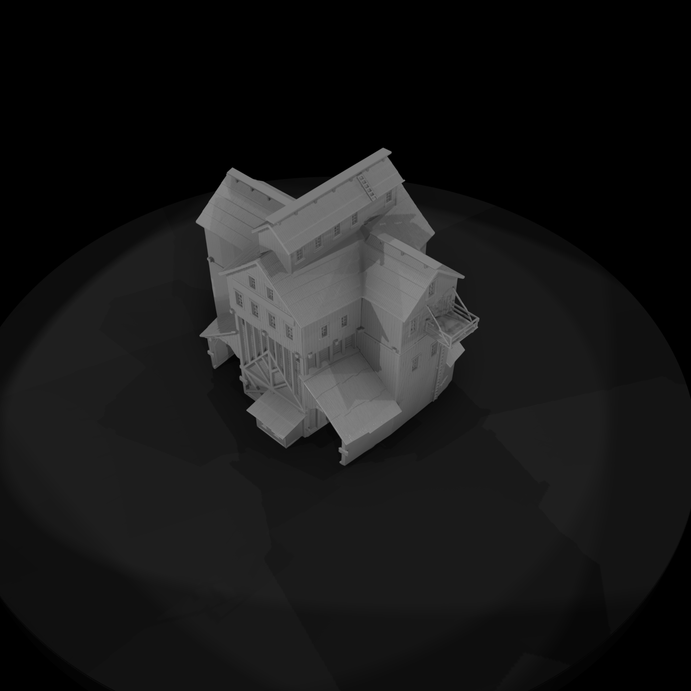 1920s Industrial Mill Building