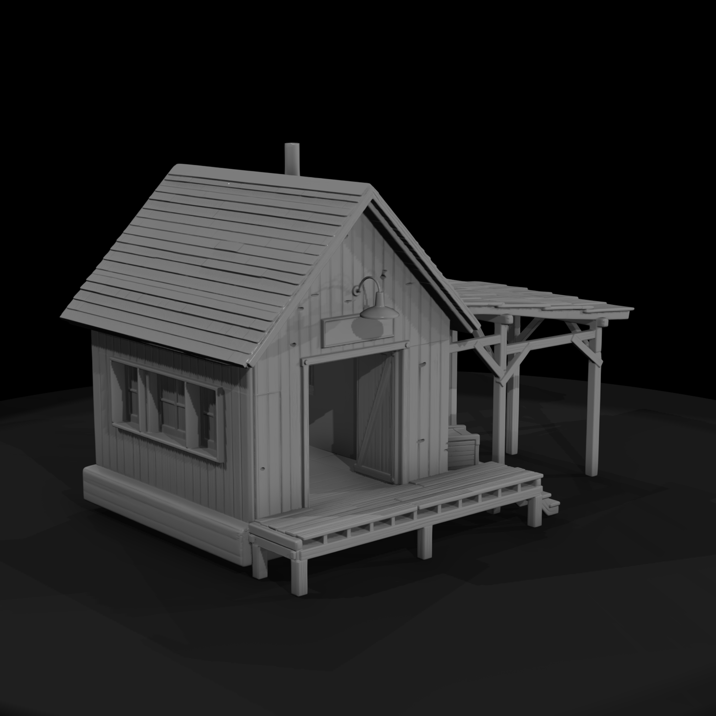 Wooden Workshop Shed