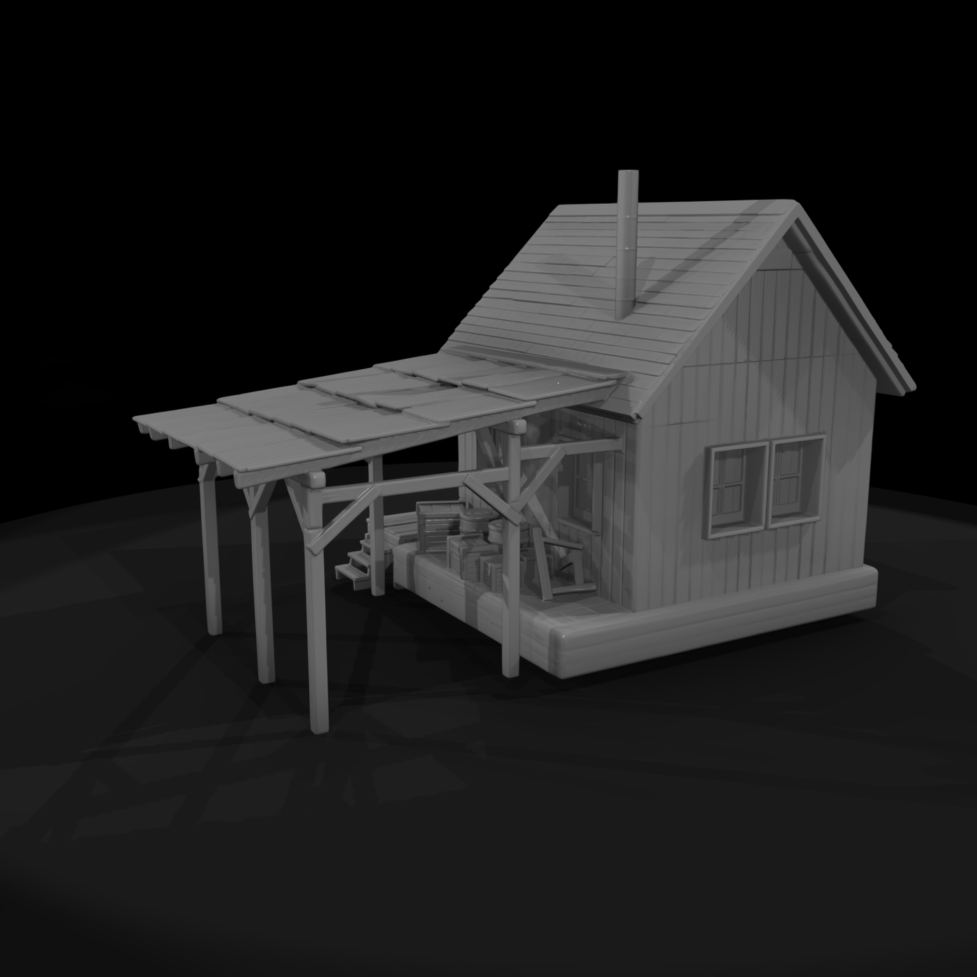 Wooden Workshop Shed