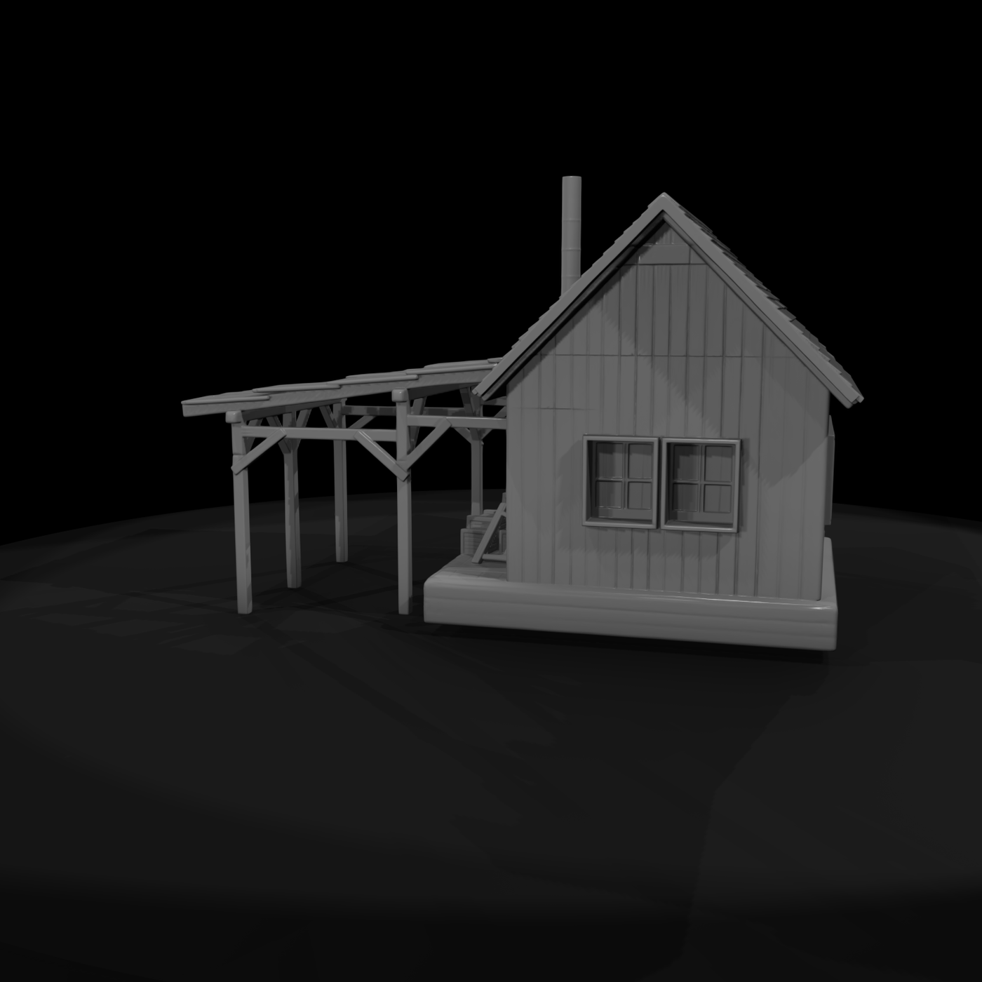Wooden Workshop Shed