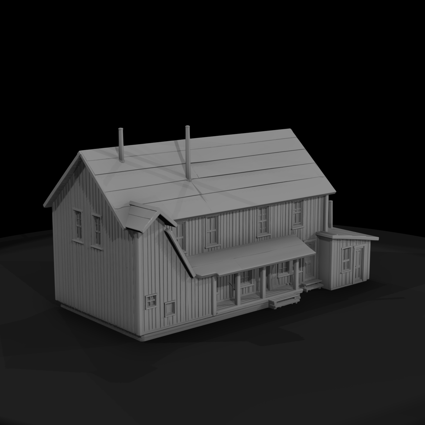 Small-Town Depot Building