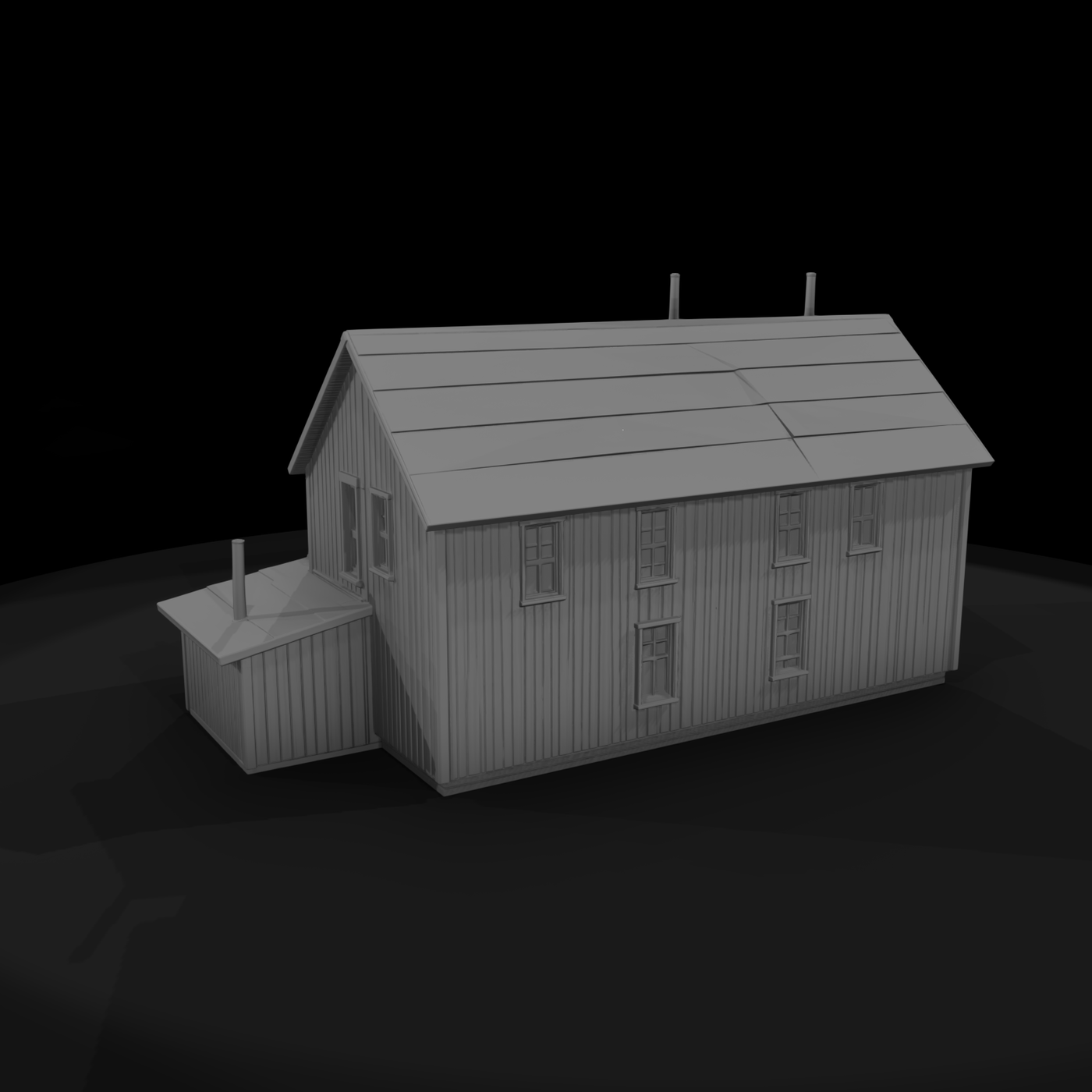Small-Town Depot Building