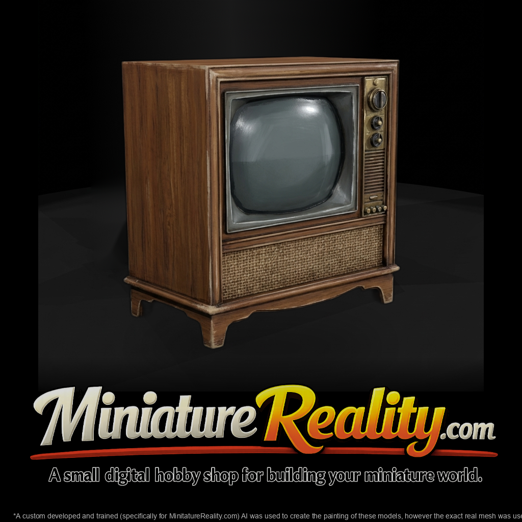 Mid‑Century Console TV Cabinet