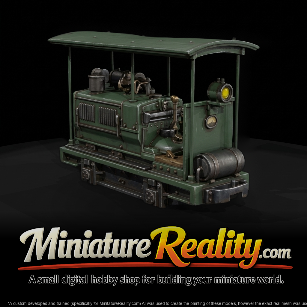 Industrial Open-Cab Shunter Locomotive