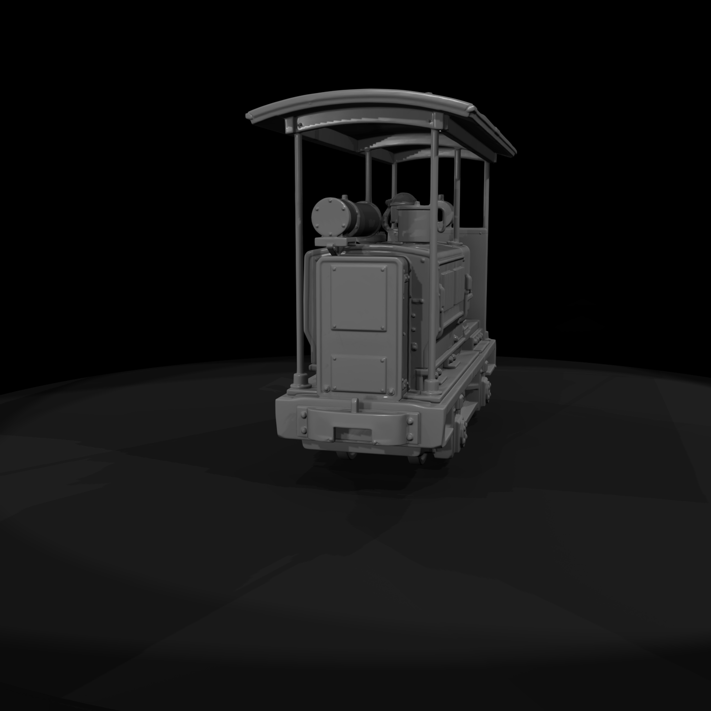 Industrial Open-Cab Shunter Locomotive