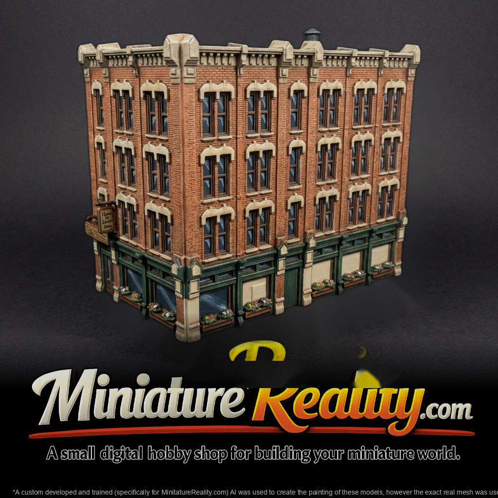 Victorian 4-Storey Storefront Building