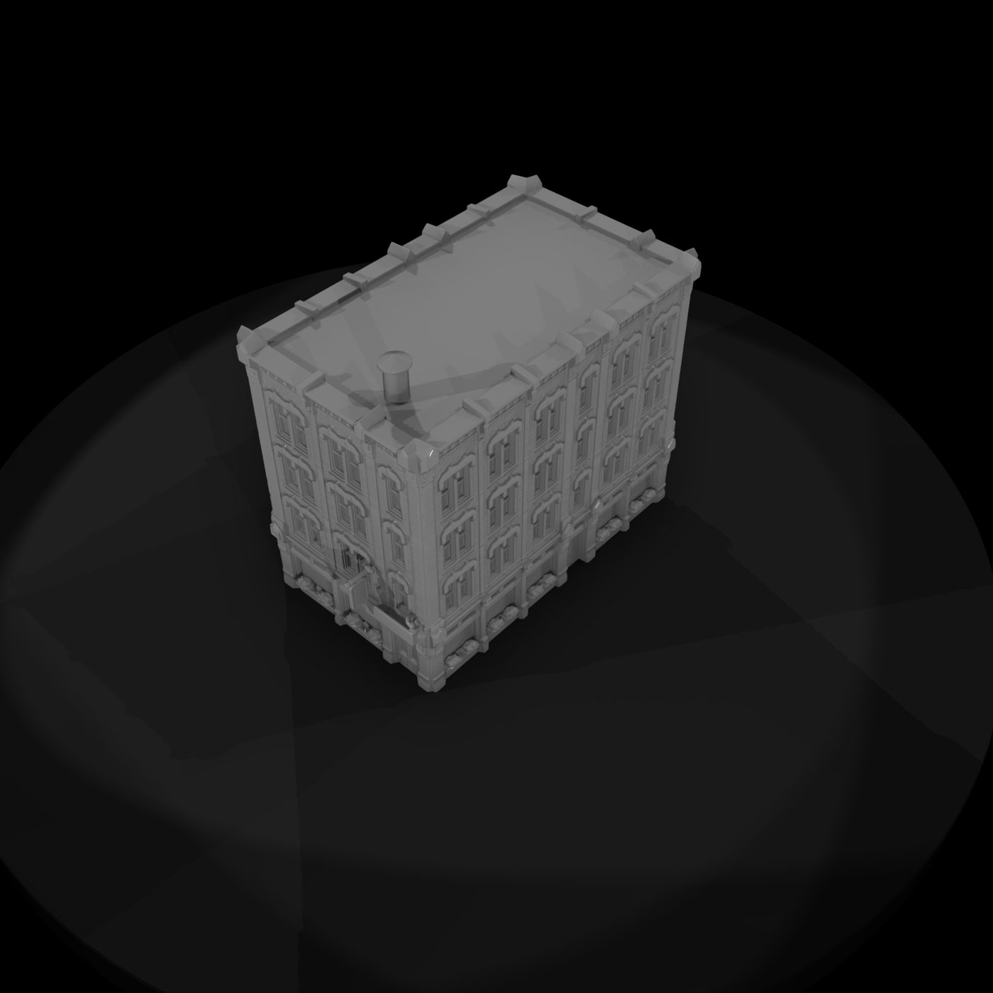 Victorian 4-Storey Storefront Building