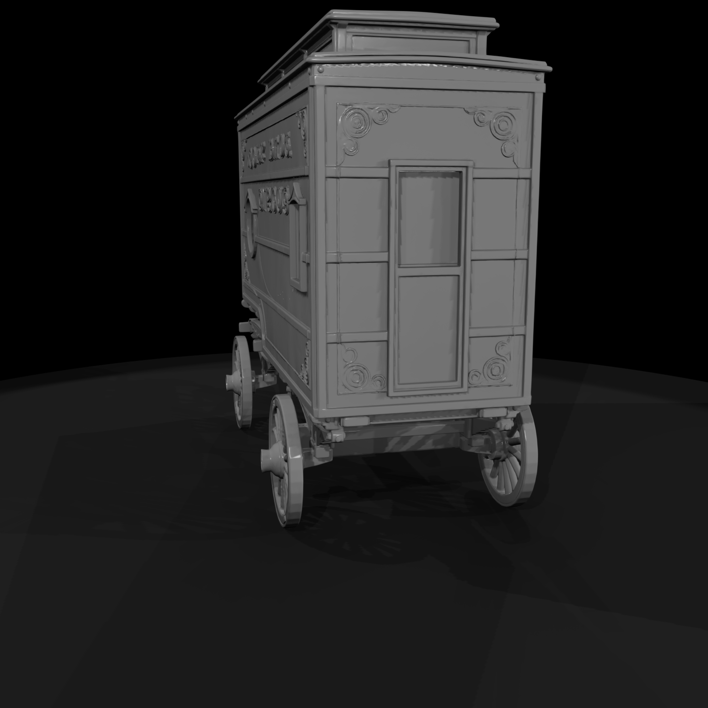 Circus Wagon Side Panel