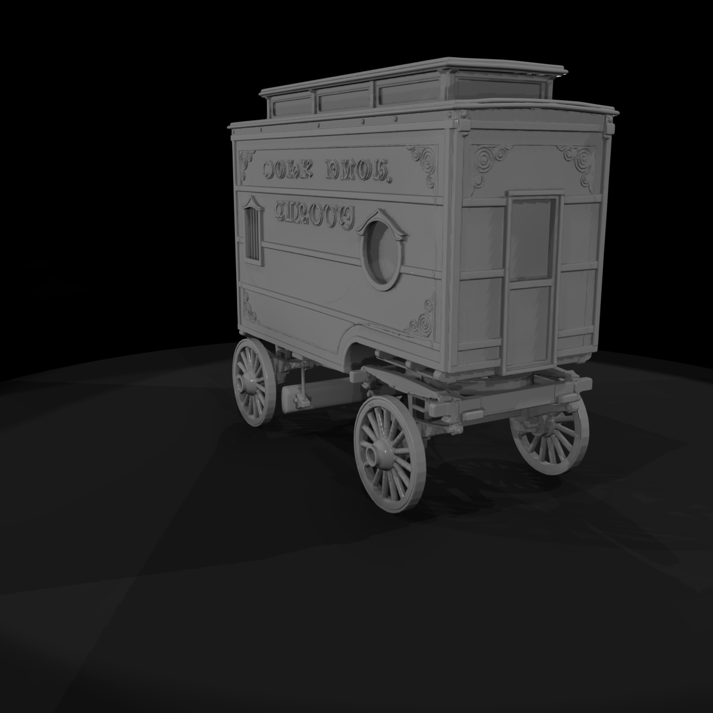 Circus Wagon Side Panel