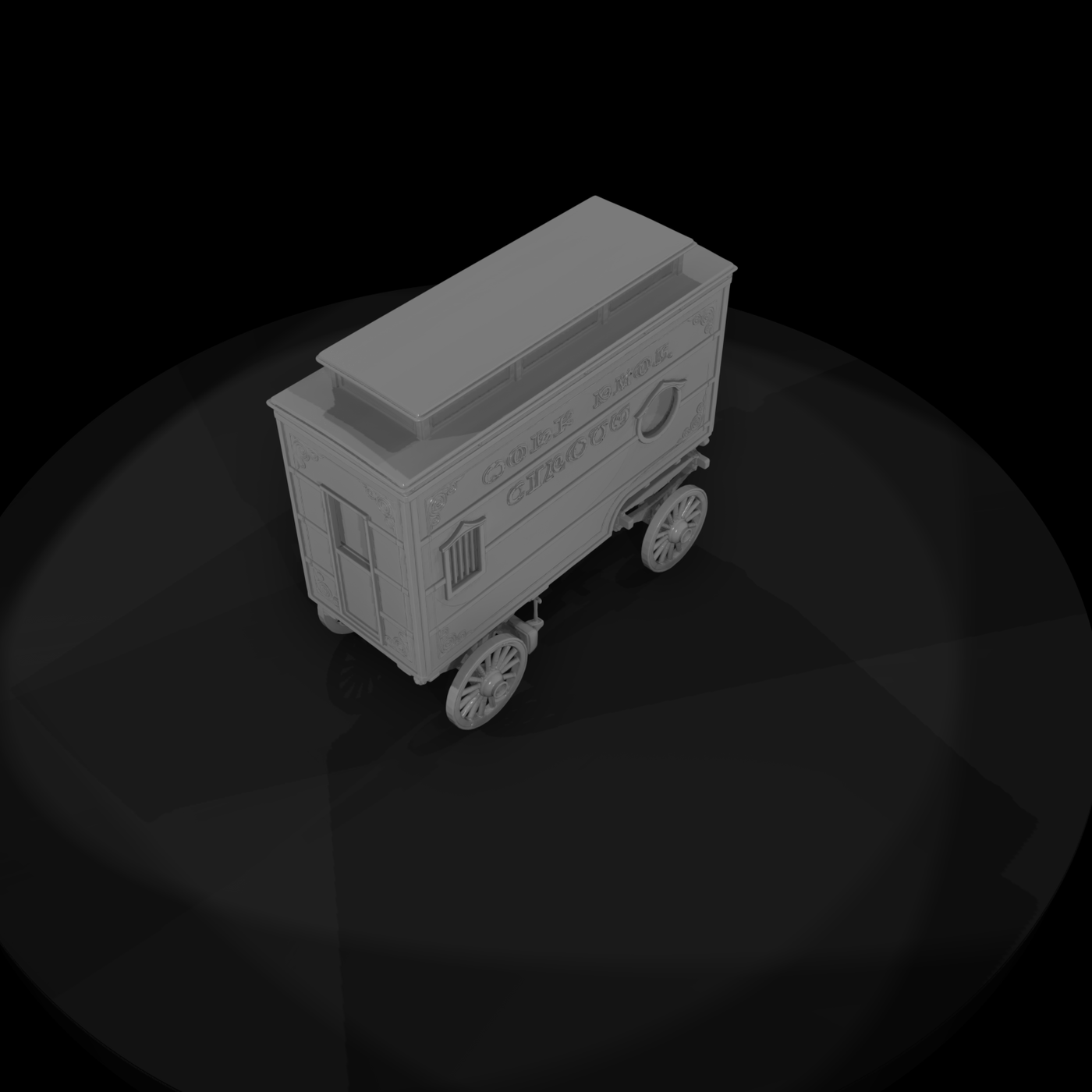 Circus Wagon Side Panel