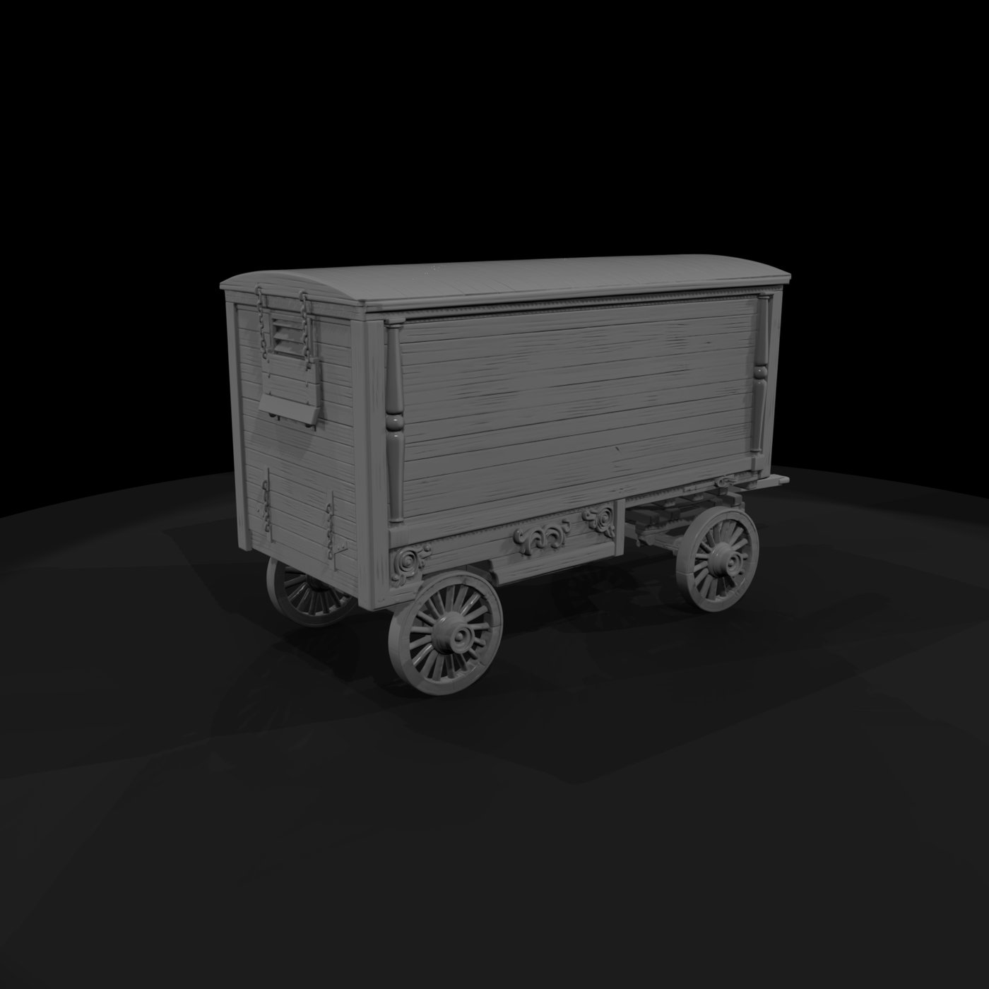 1930s Circus Wagon Trailer