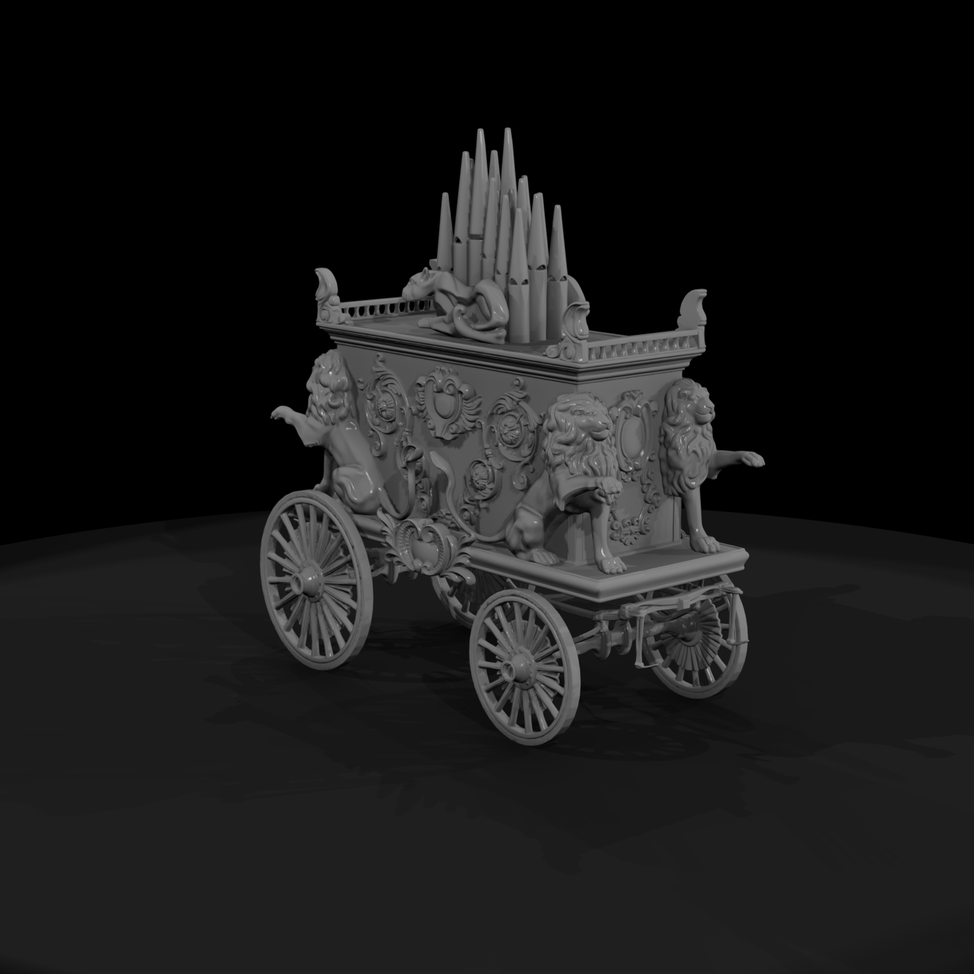 Ornamental Parade Cart Body