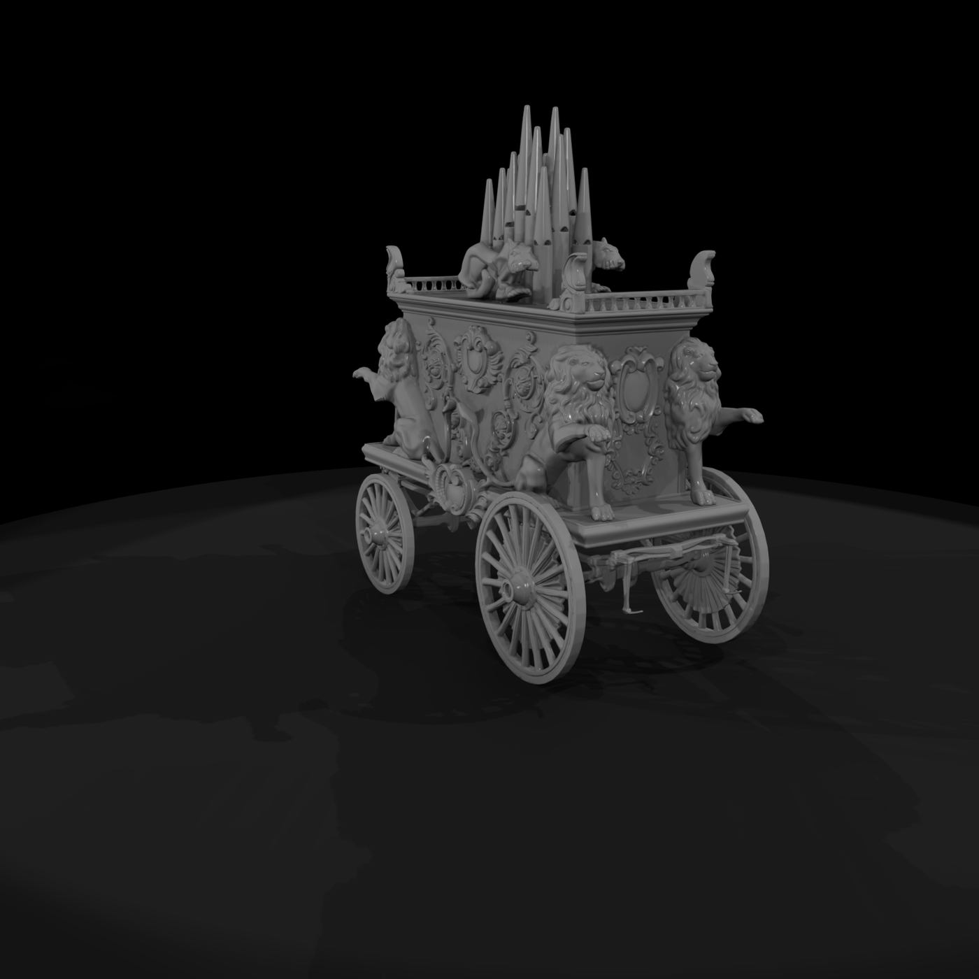 Ornamental Parade Cart Body