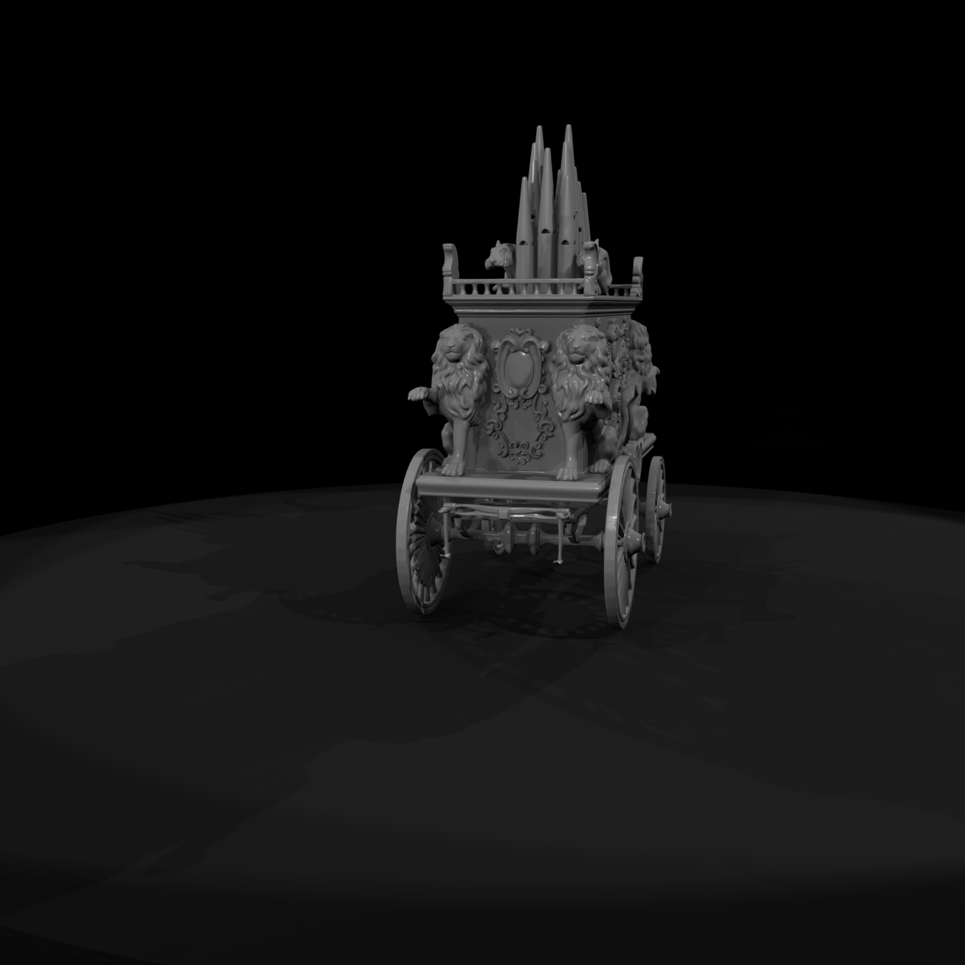 Ornamental Parade Cart Body