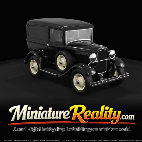Vintage Panel Delivery Truck (1930s)