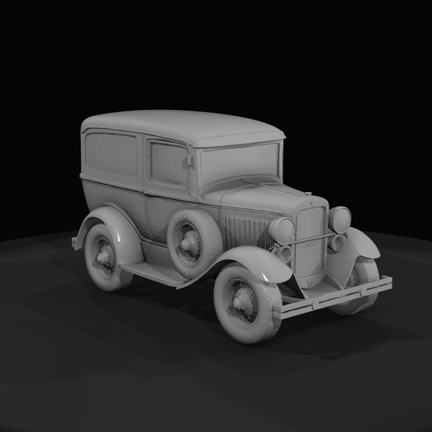 Vintage Panel Delivery Truck (1930s)